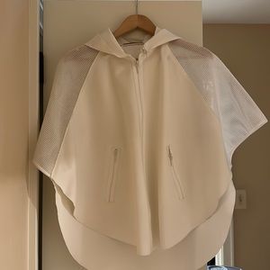 Elie Tahari sport hooded windbreaker. Sleeves are mesh oversized fit worn once
